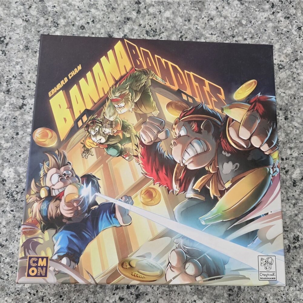 Banana‎ Bandits Board Game By CMON Family Strategy 2016 Edward Chan Complete
